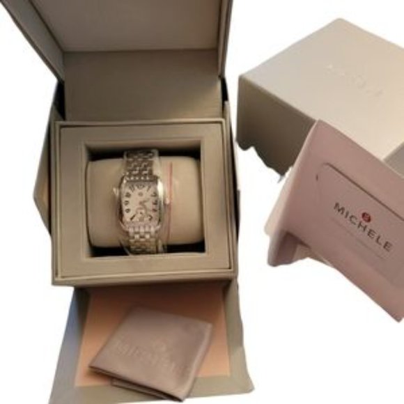 MICHELE | NEW IN BOX Women\'s Urban Bracelet Watch, 29mm x 35mm main image 4